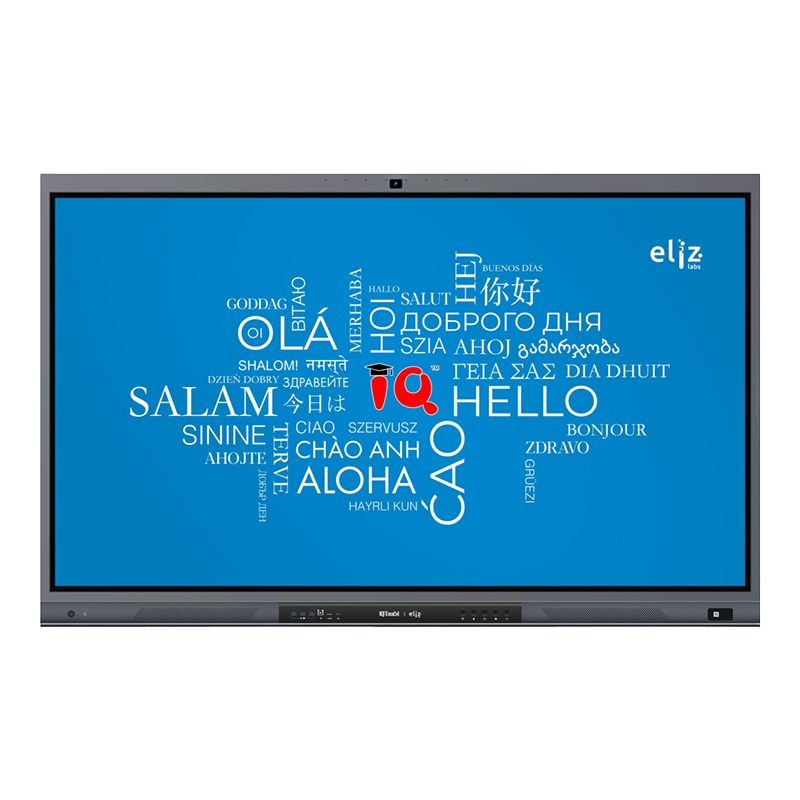 Інтерактивна панель Elizlabs IQTouch 75" з UHD камерою (LE075MD) з AR Book, настінне кріплення